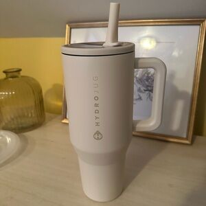 Cream HydroJug White Tumbler